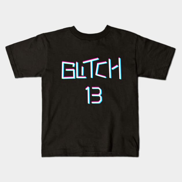 Glitch 13 Kids T-Shirt by voidyboy